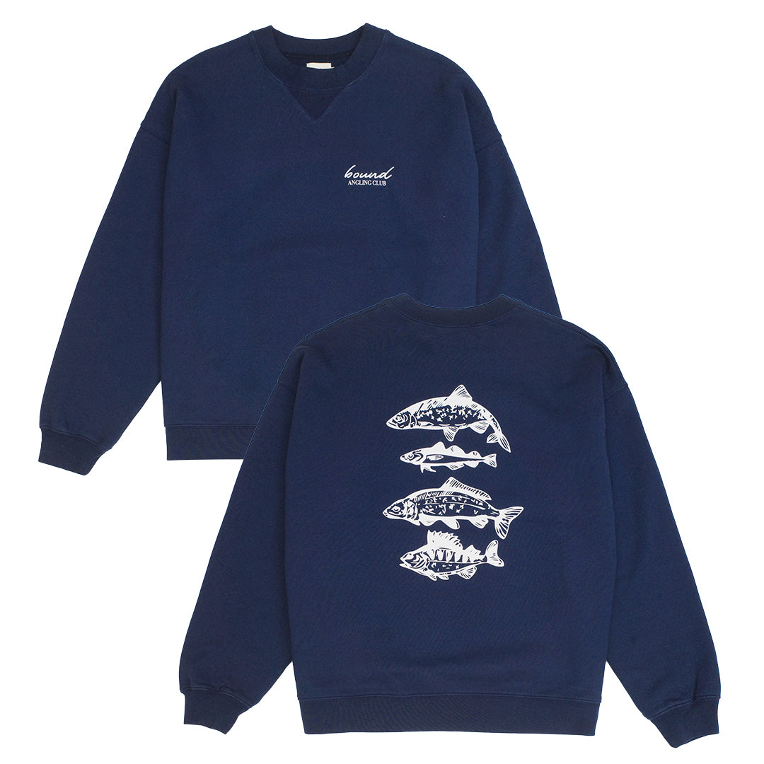 bound 'Angling Club' Sweater - Navy