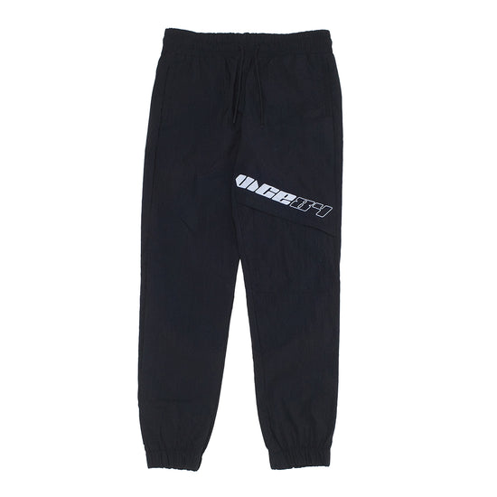 Vice 84 'Reflective Racer' Nylon Track Pants - Black