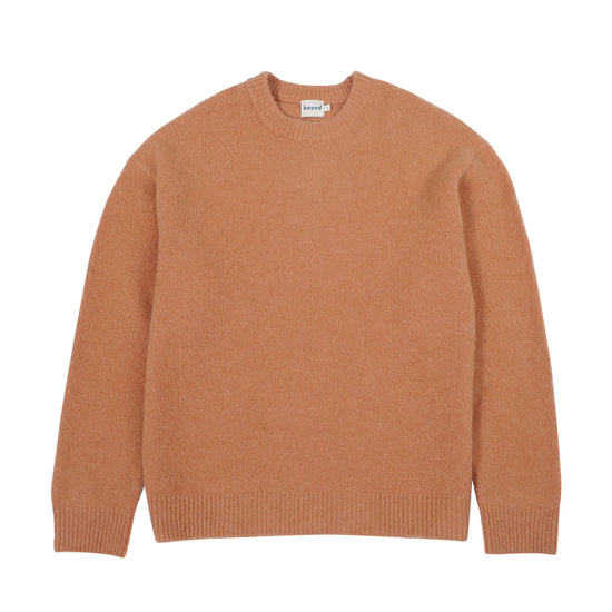 bound Baxter Mohair Blend Sweater - Rust