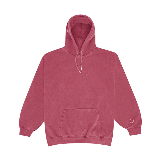 Essentials Vintage Washed Hoodie - Red