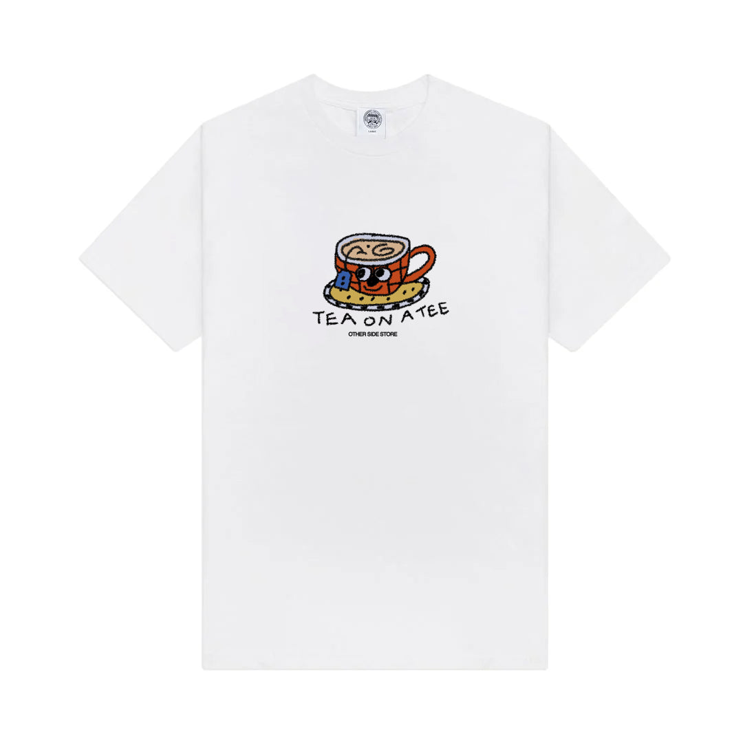 Other Side Store 'Tea on a Tee' Tee - White