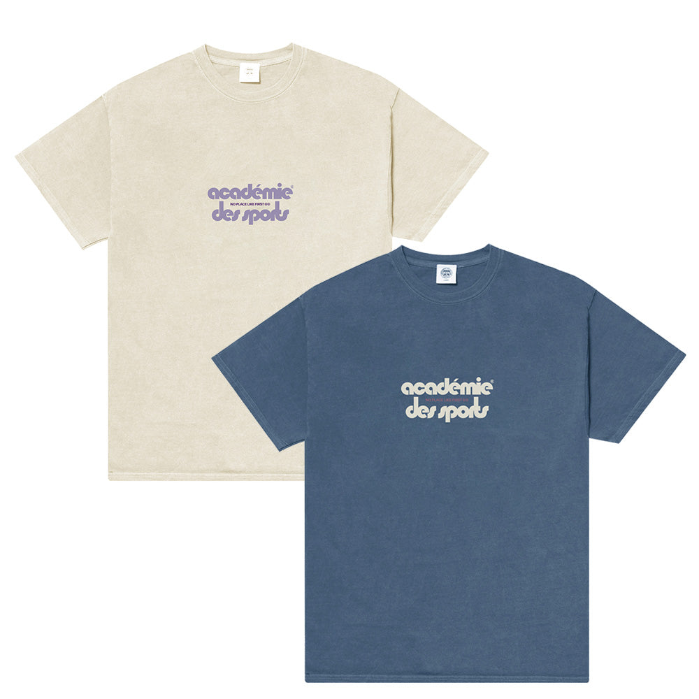 Vice 84 'Club Académie' Vintage Washed Tee Twinpack - Cream/Navy