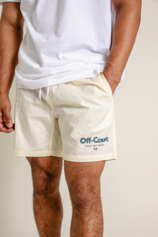 Vice 84 'Off-Court GSM' Beach Shorts - Lemon