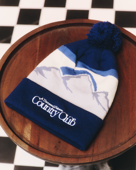 A Thousand Futures x GK 'Takao' Bobble Beanie - Blue