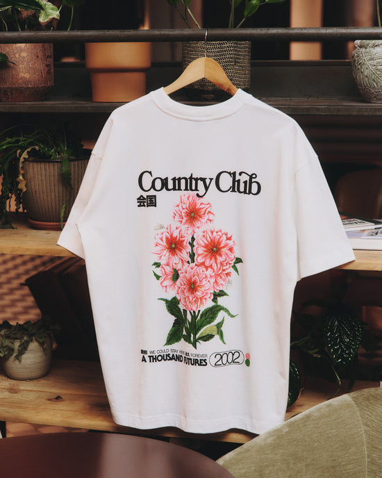 A Thousand Futures x GK 'Country Club' Tee - Off-White