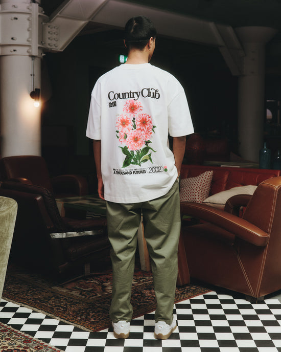 A Thousand Futures x GK 'Country Club' Tee - Off-White