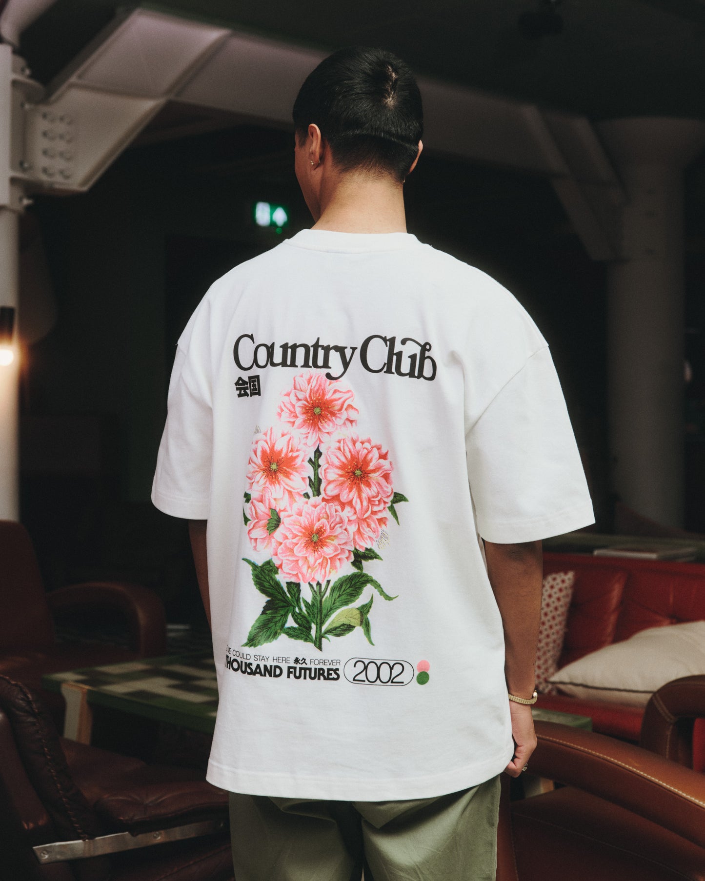 A Thousand Futures x GK 'Country Club' Tee - Off-White