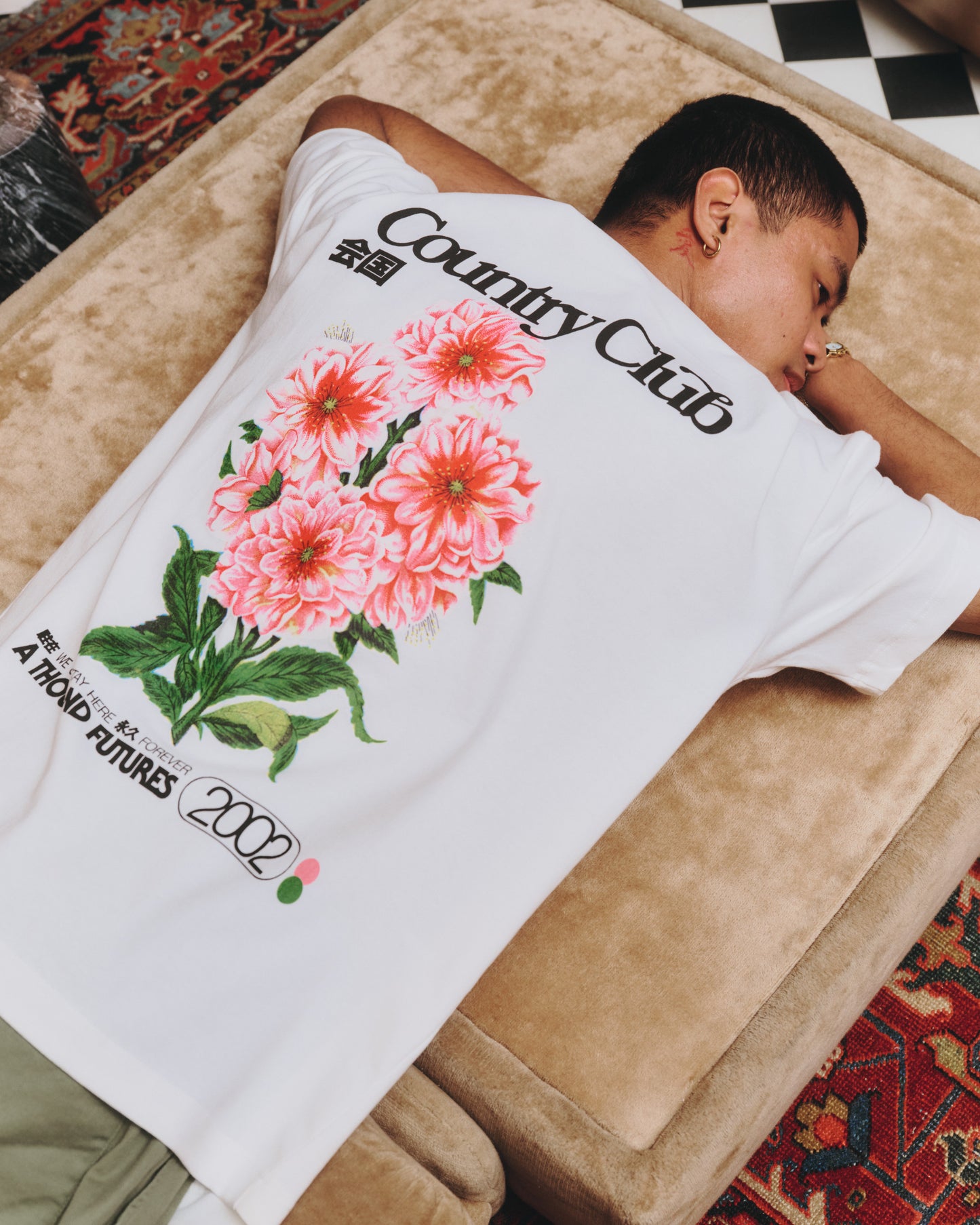 A Thousand Futures x GK 'Country Club' Tee - Off-White