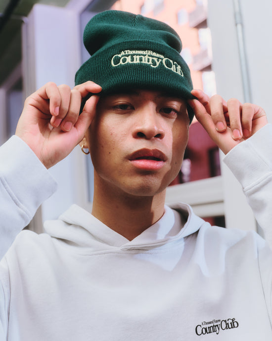 A Thousand Futures x GK 'Country Club' Beanie - Forest Green