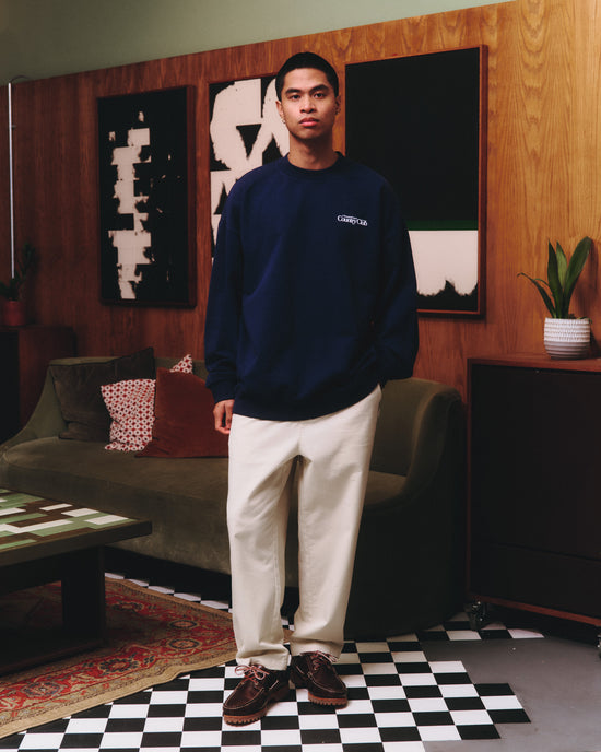 A Thousand Futures x GK 'Country Club' Sweater - Navy