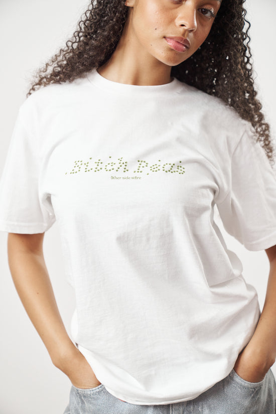 Other Side Store 'Bitch Peas' Tee - White