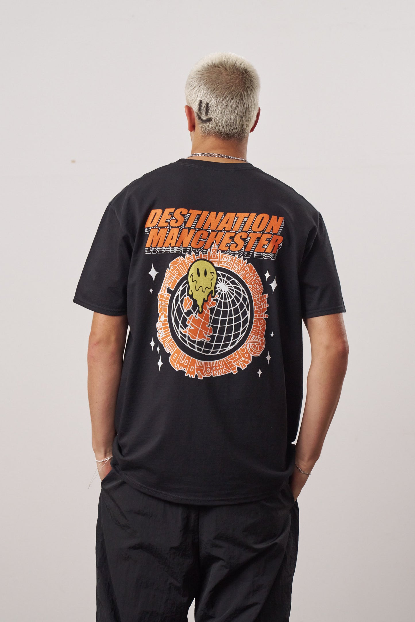 WHP x UN:IK 'Destination Manchester' Tee - Black