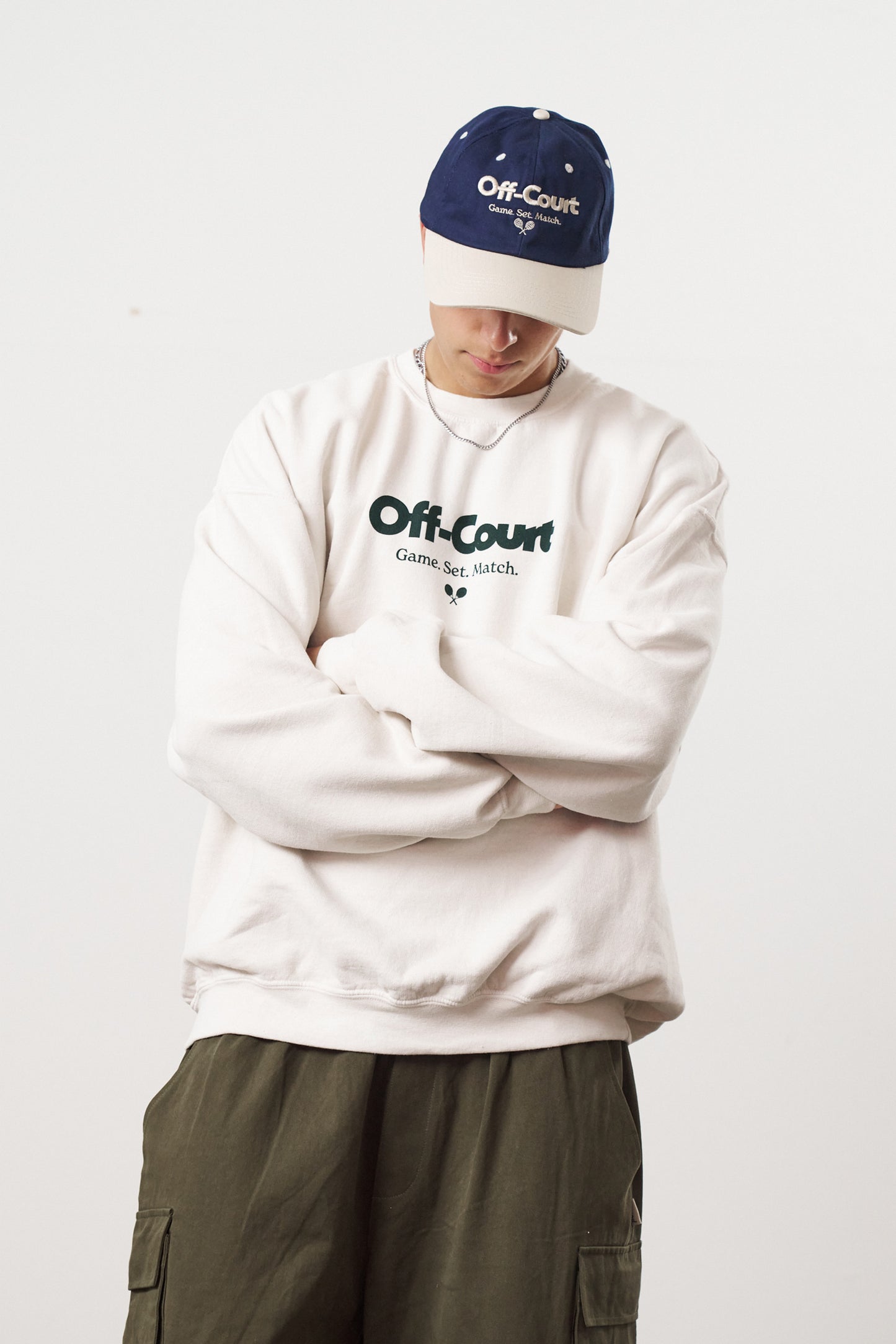 Vice 84 'Off-Court' Tennis Cap - Navy/Cream