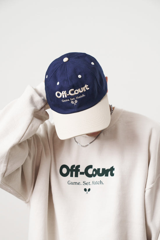 Vice 84 'Off-Court' Tennis Cap - Navy/Cream