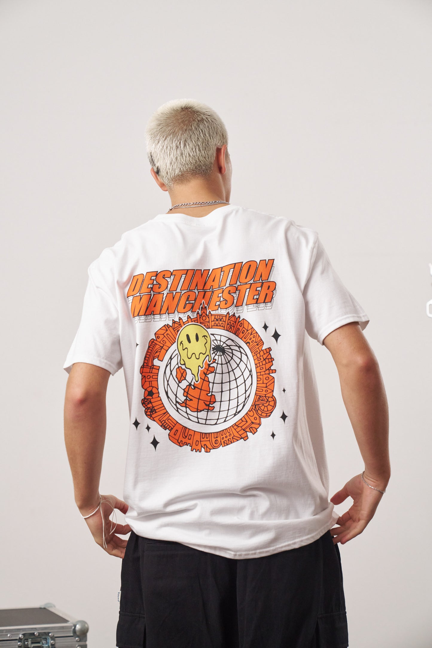 WHP x UN:IK 'Destination Manchester' Tee - White