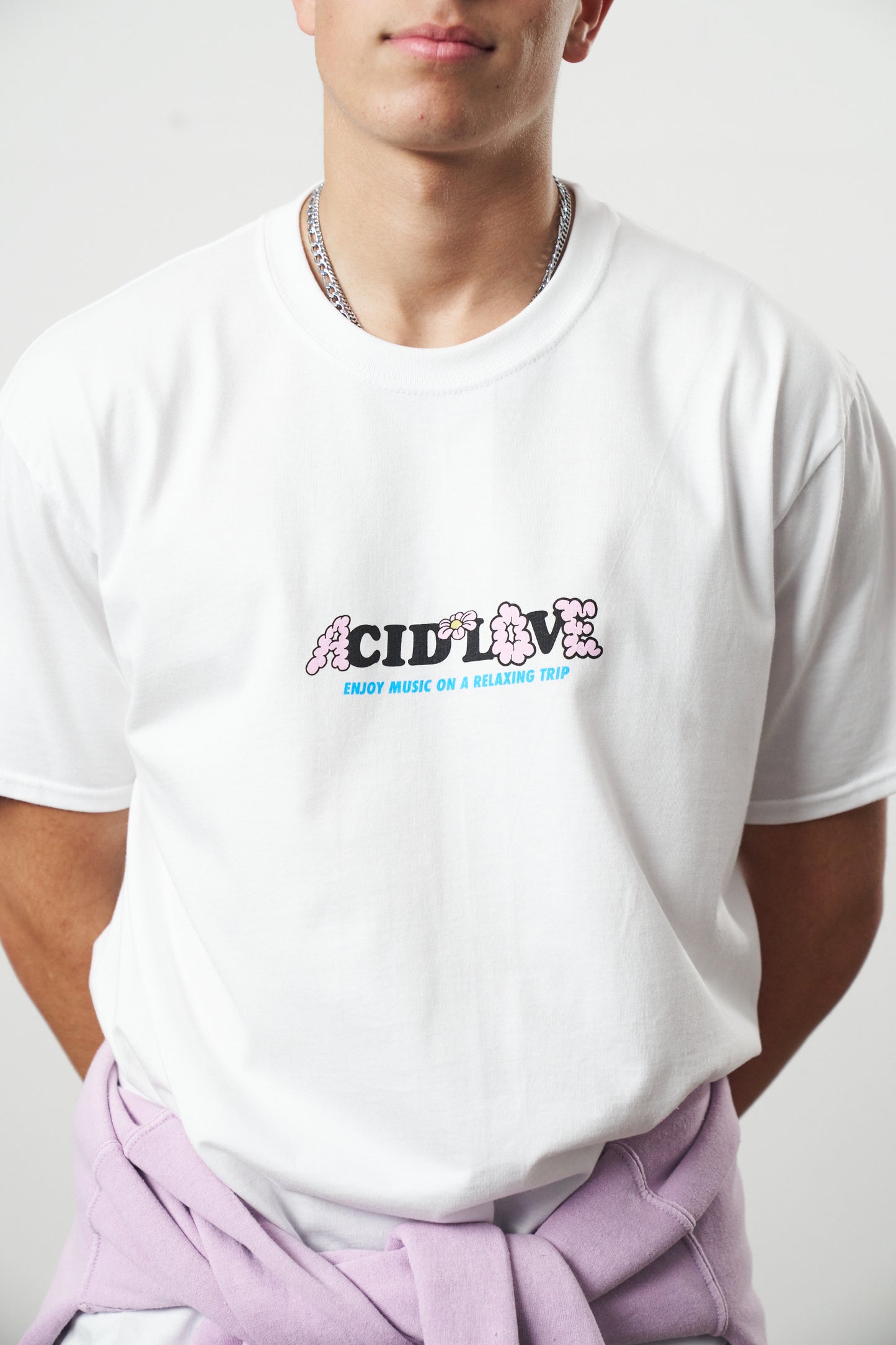 Acid Love 'Mushroom' Tee - White