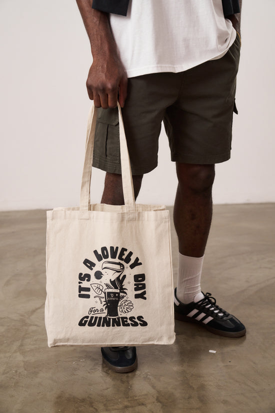 Guinness x UN:IK 'Jungle' Tote Bag - Natural