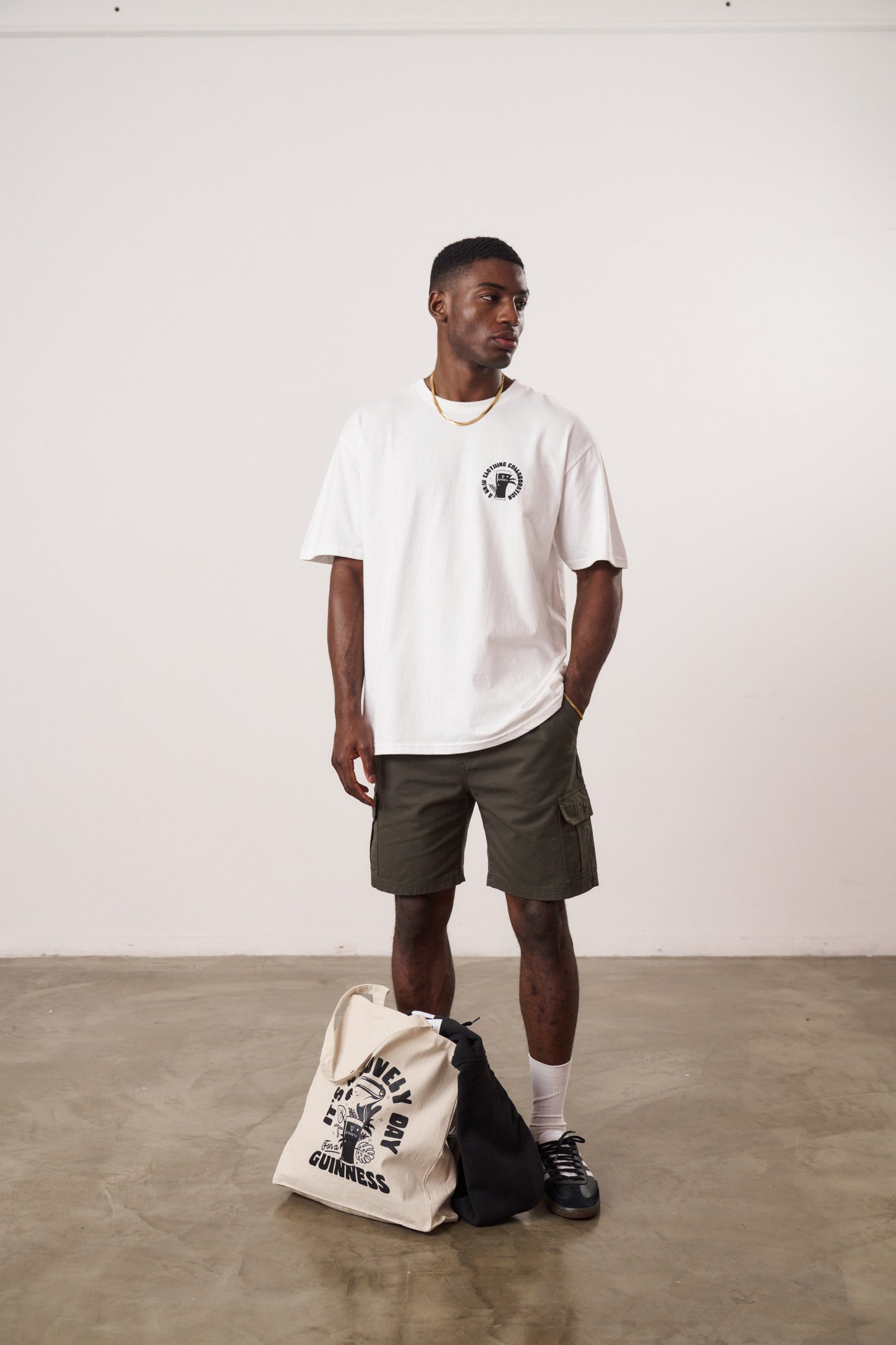 Guinness x UN:IK 'Jungle' Tee - White