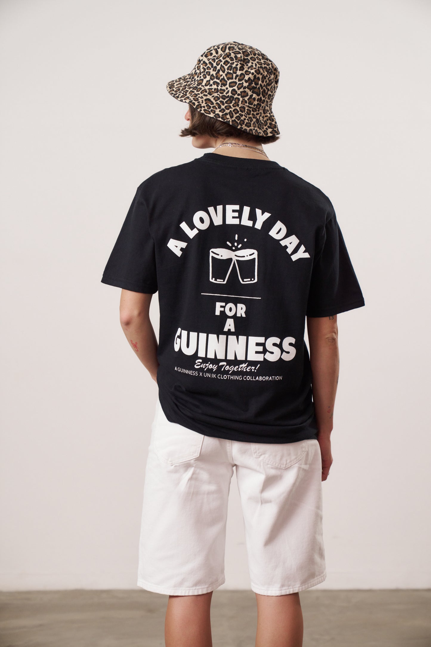 Guinness x UN:IK 'Enjoy Together' Tee & Print Bundle - Black