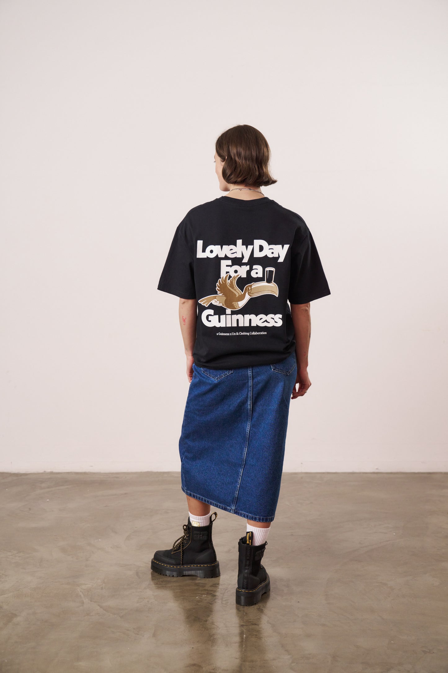 Guinness x UN:IK 'Lovely Day' Tee - Black