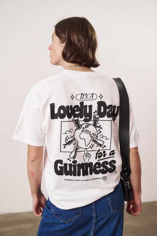 Guinness x UN:IK 'Worldwide' Tee - White