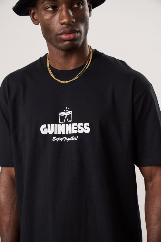 Guinness x UN:IK 'Enjoy Together' Tee & Print Bundle - Black