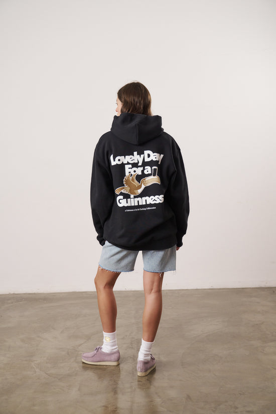 Guinness x UN:IK 'Lovely Day' Hoodie - Black