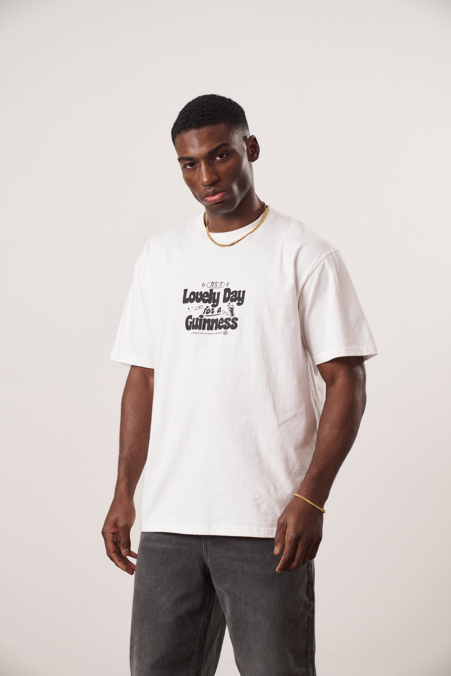 Guinness x UN:IK 'Worldwide' Tee - White