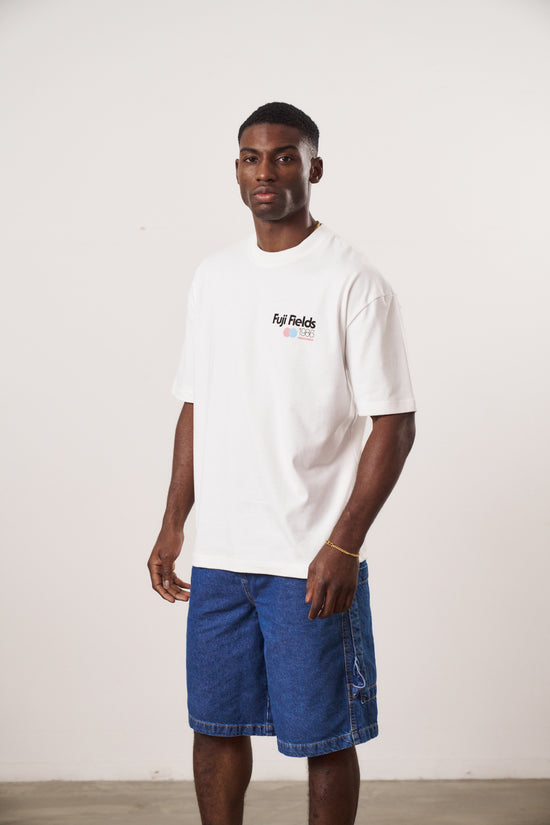 A Thousand Futures x GK 'Fuji Fields' Tee - White