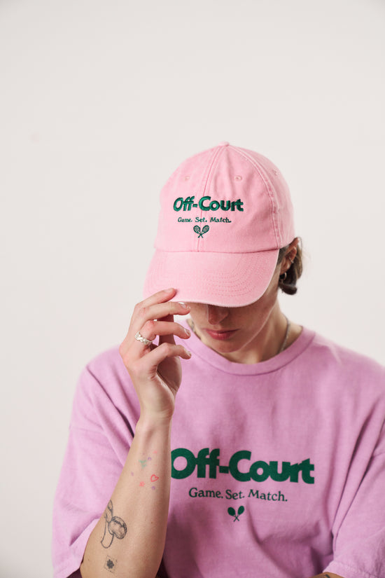 Pink tennis hat online