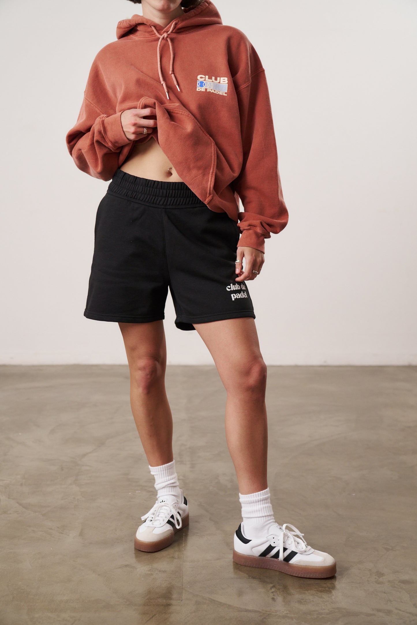 Club de Padel Logo WMNS Jogger Shorts - Black