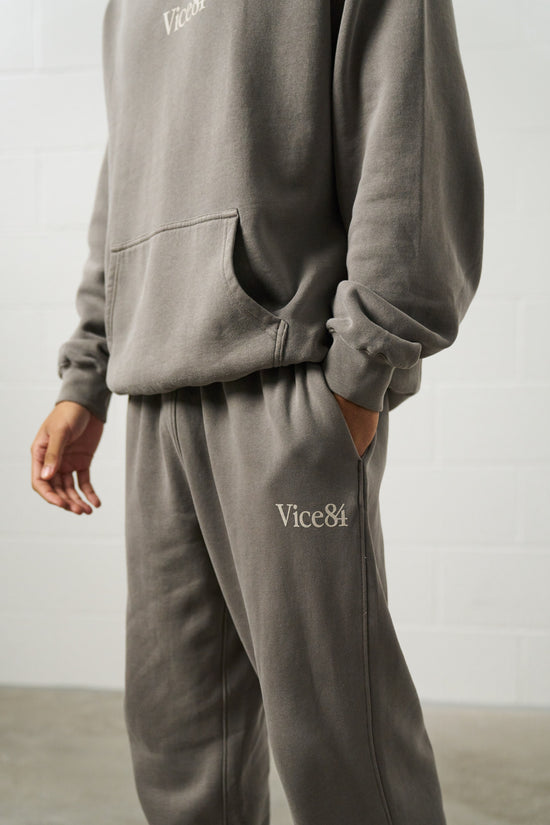 Vice 84 Premium Joggers - Faded Grey