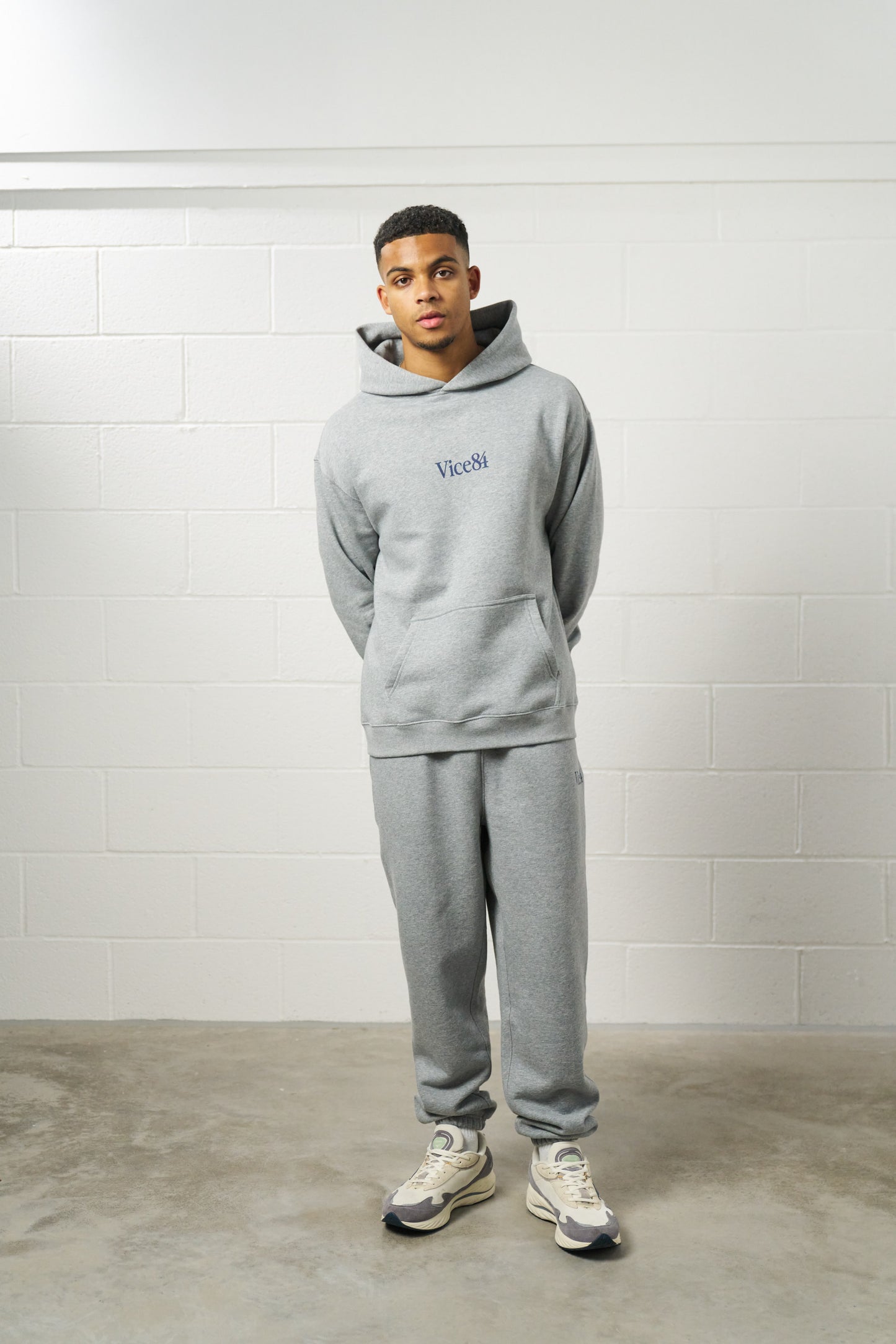 Vice 84 Premium Hoodie - Grey