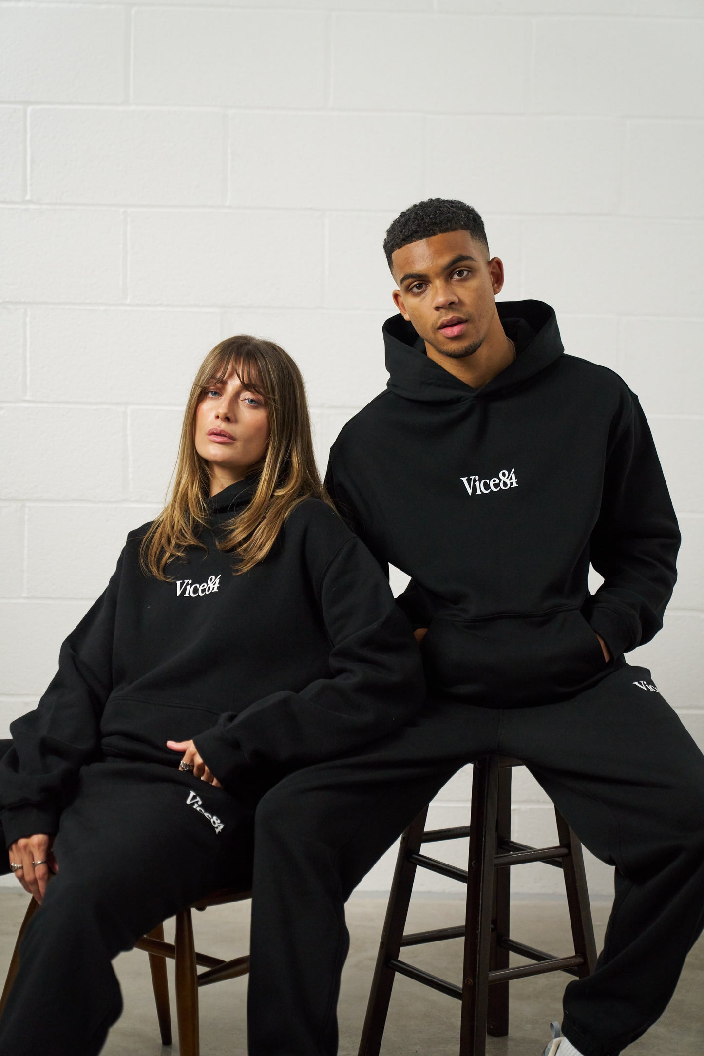 Vice 84 Premium Hoodie - Black