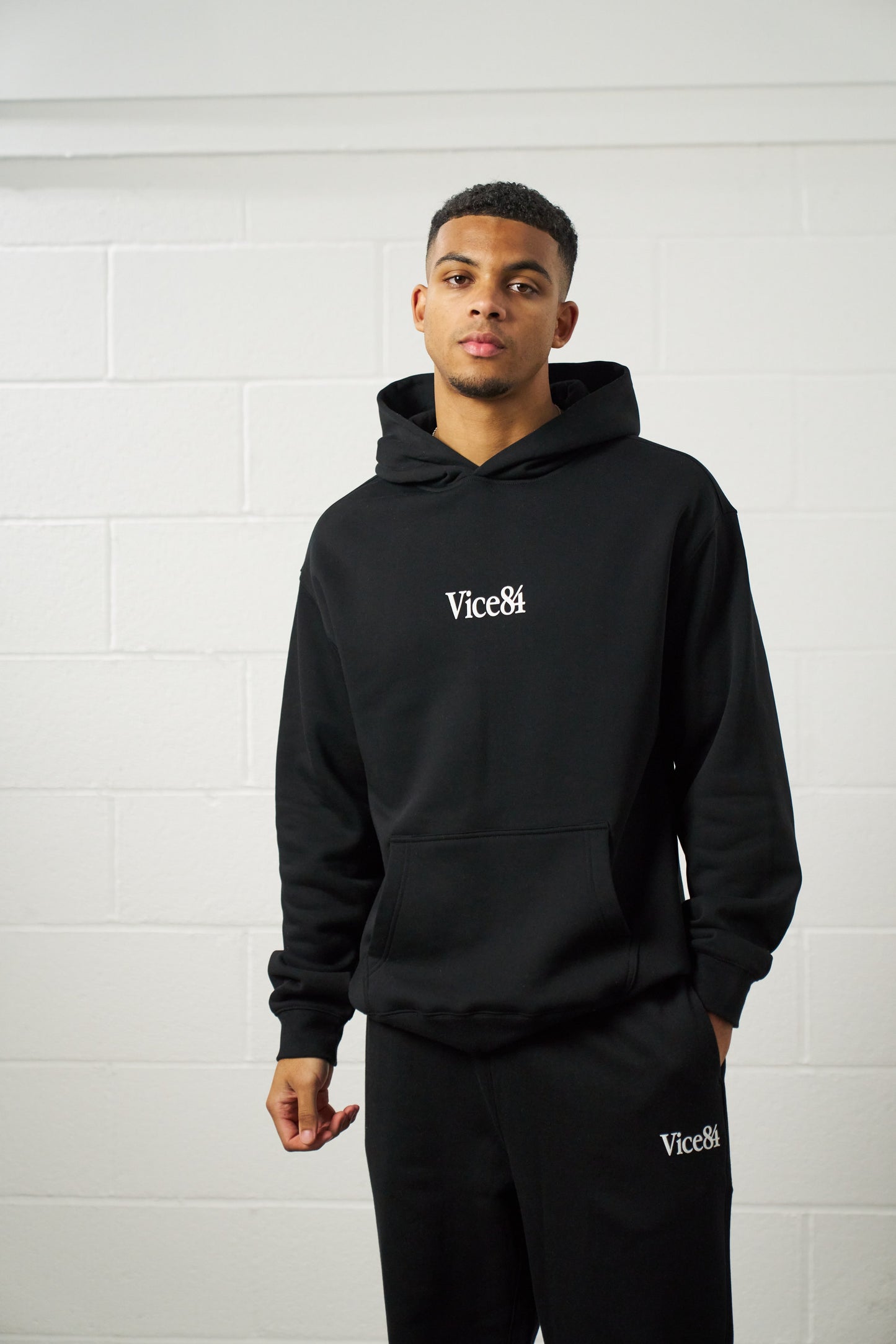 Vice 84 Premium Hoodie - Black