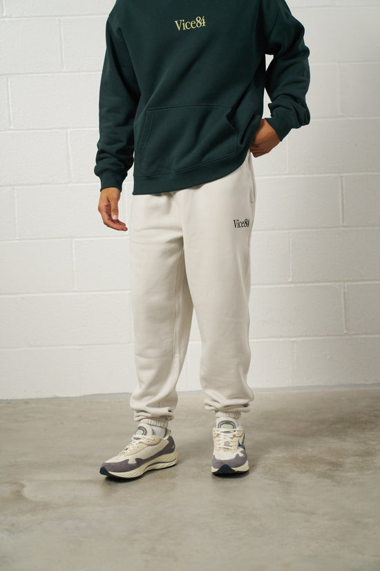 Vice 84 Premium Joggers - Bone