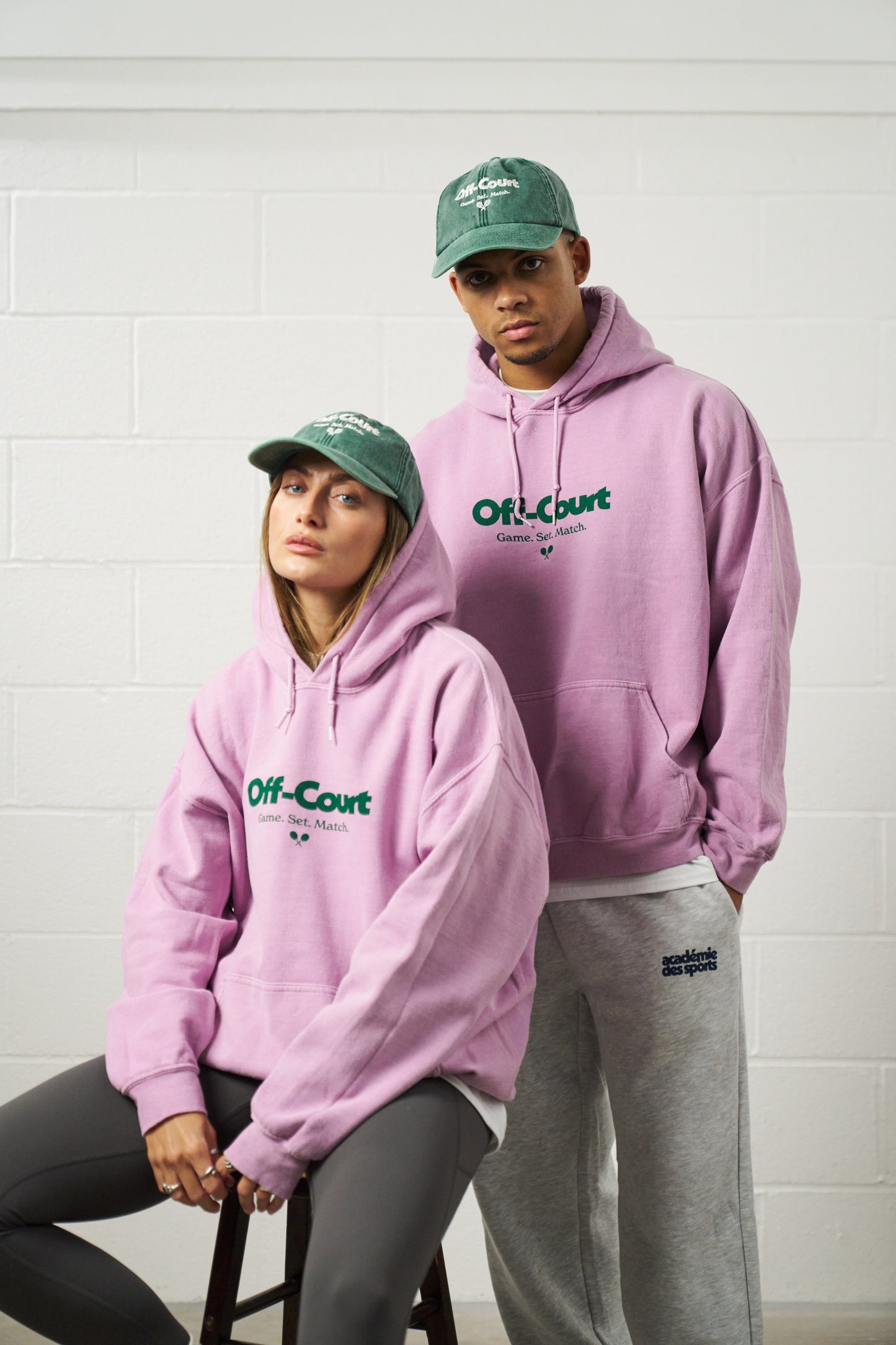 Vice 84 'Off-Court GSM' Vintage Washed Hoodie - Pink