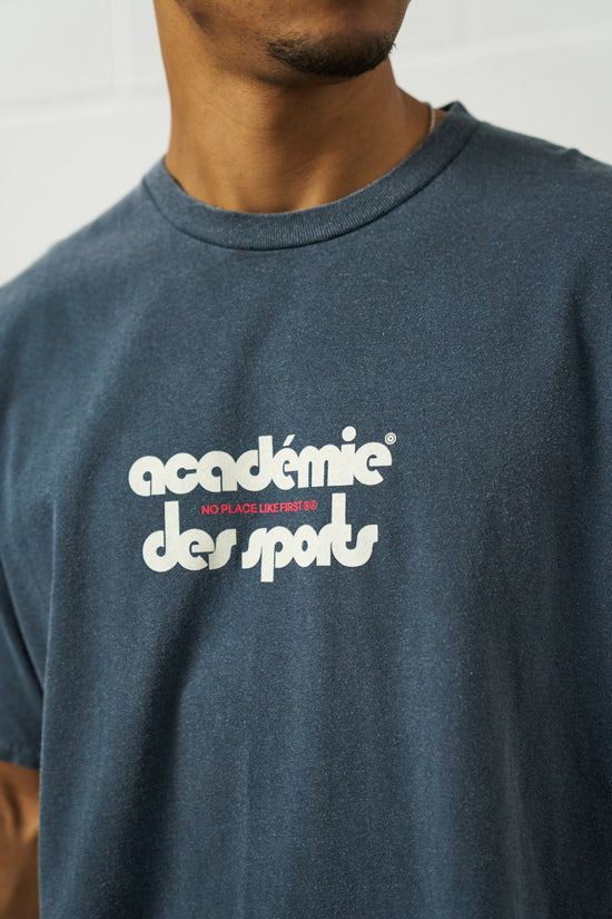 Vice 84 'Club Académie' Vintage Washed Tee - Navy