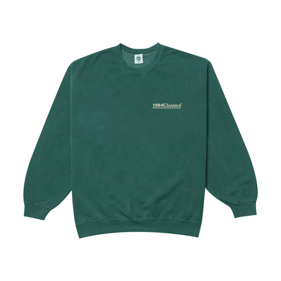 Vice 84 'Classics' Vintage Washed Sweater - Forest