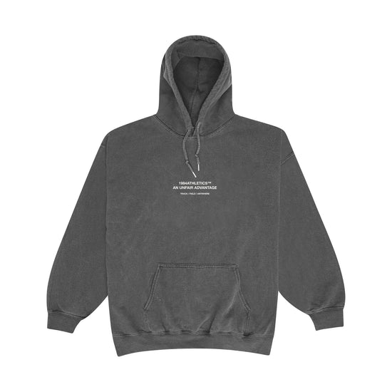 Vice 84 'Athletics' Vintage Washed Hoodie - Black