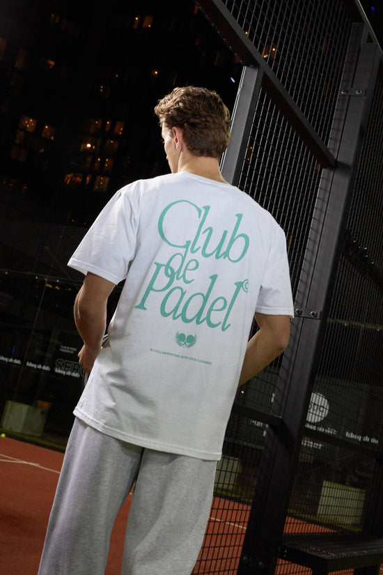 Club de Padel 'Retro' Tee - White