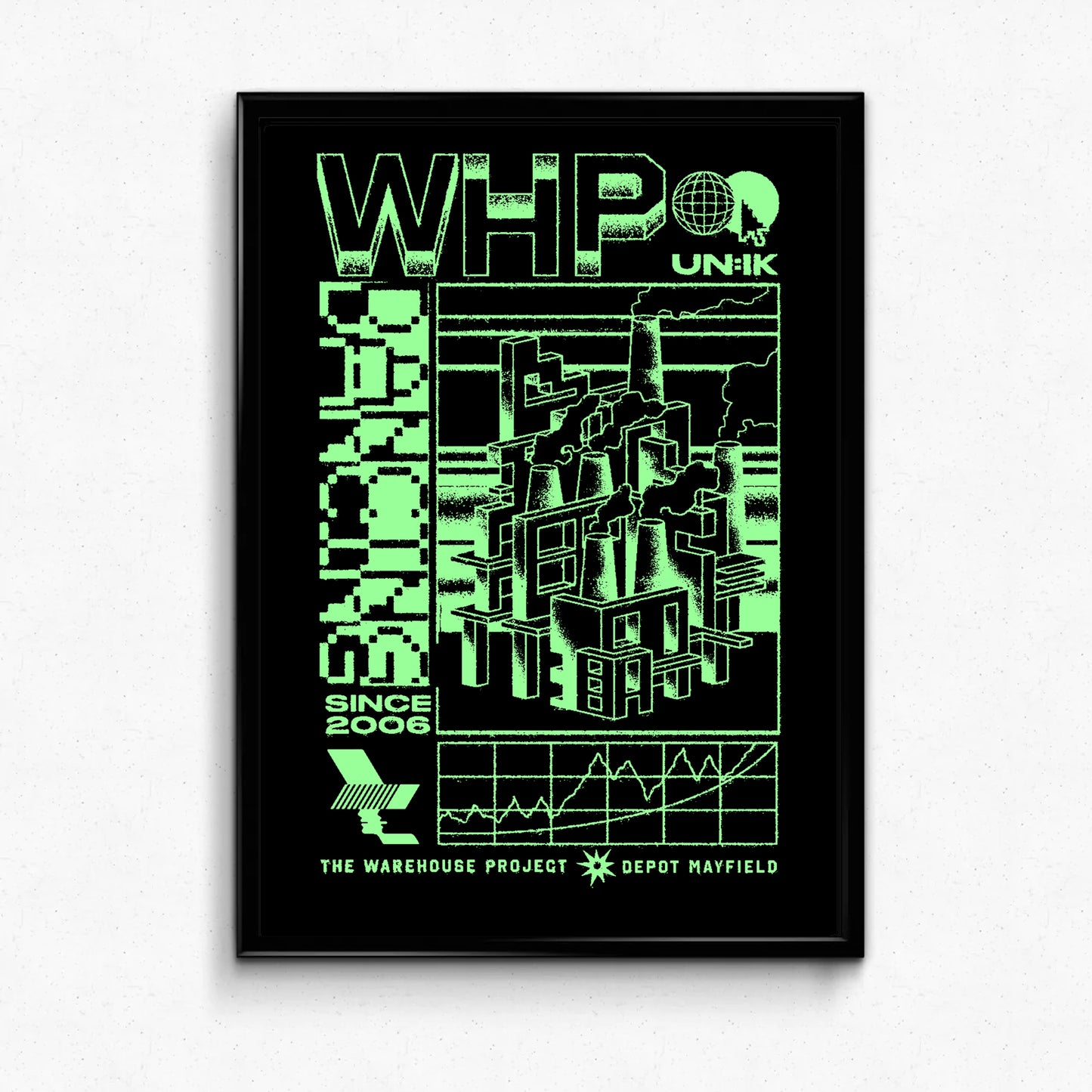 WHP X UN:IK 'Since 2006' Print - Black