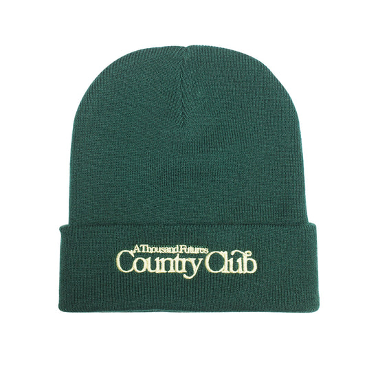 A Thousand Futures x GK 'Country Club' Beanie - Forest Green