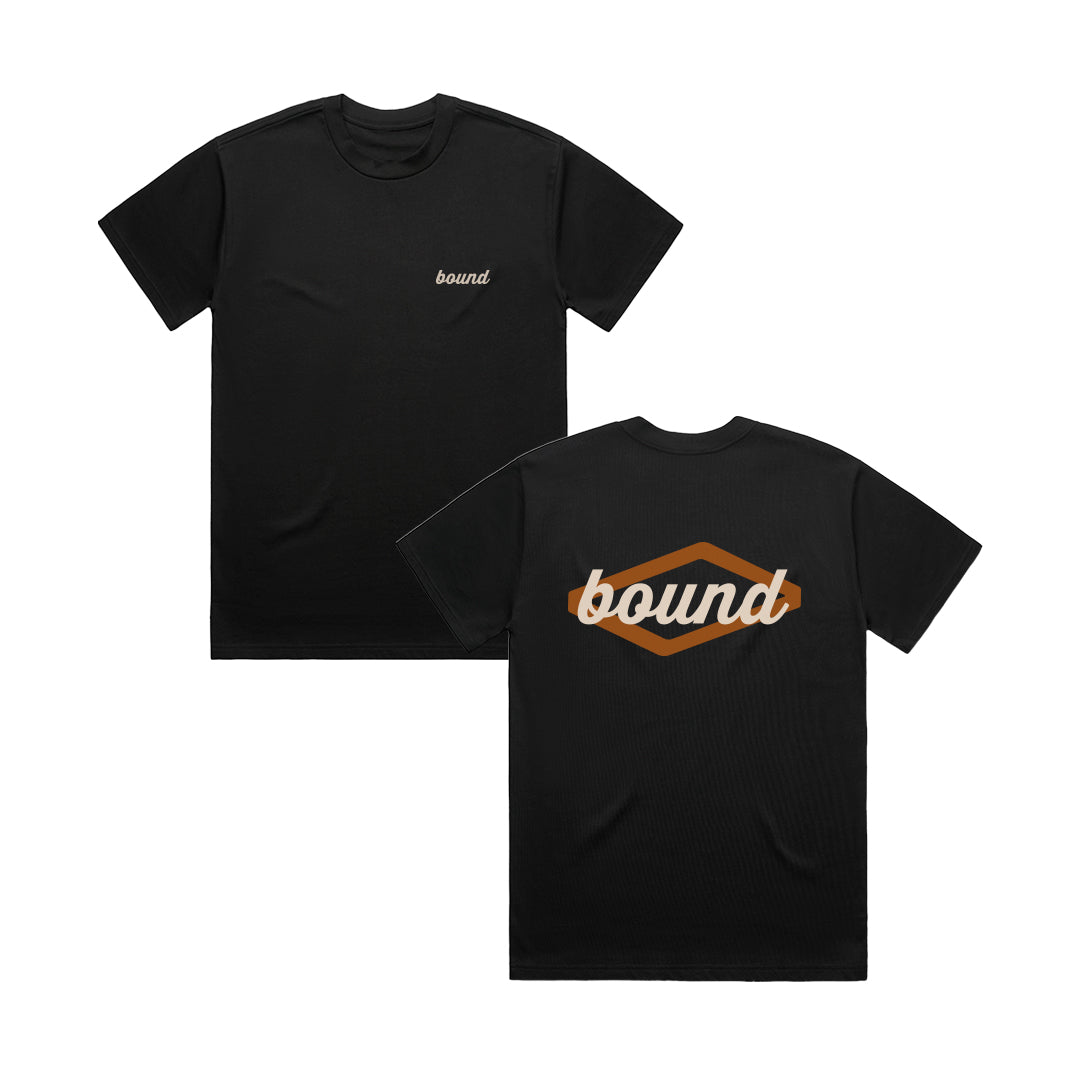 bound 'Hatch' Heavy Tee - Black