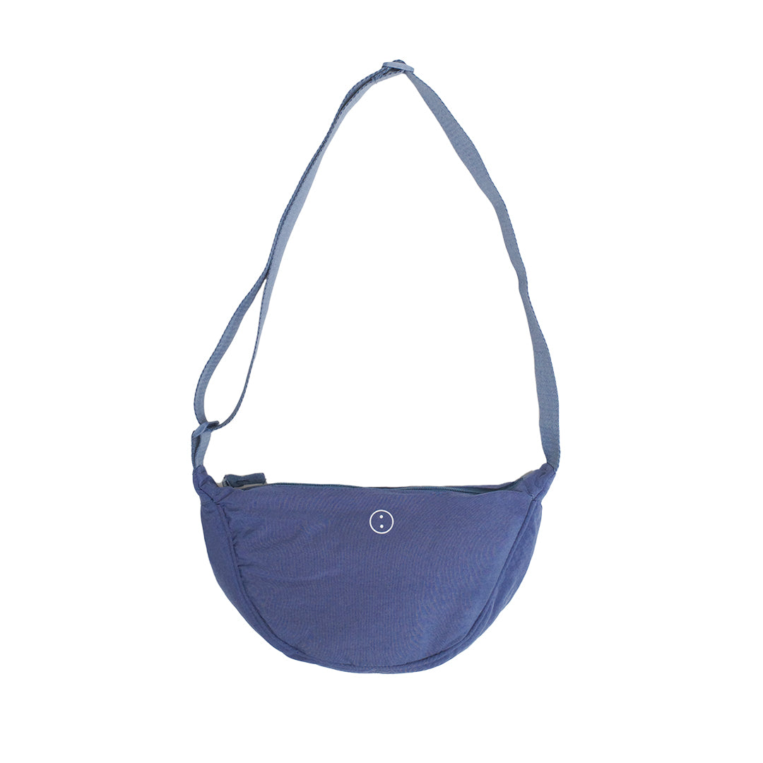 Essentials Oxford Nylon Cross Body Bag - Blue
