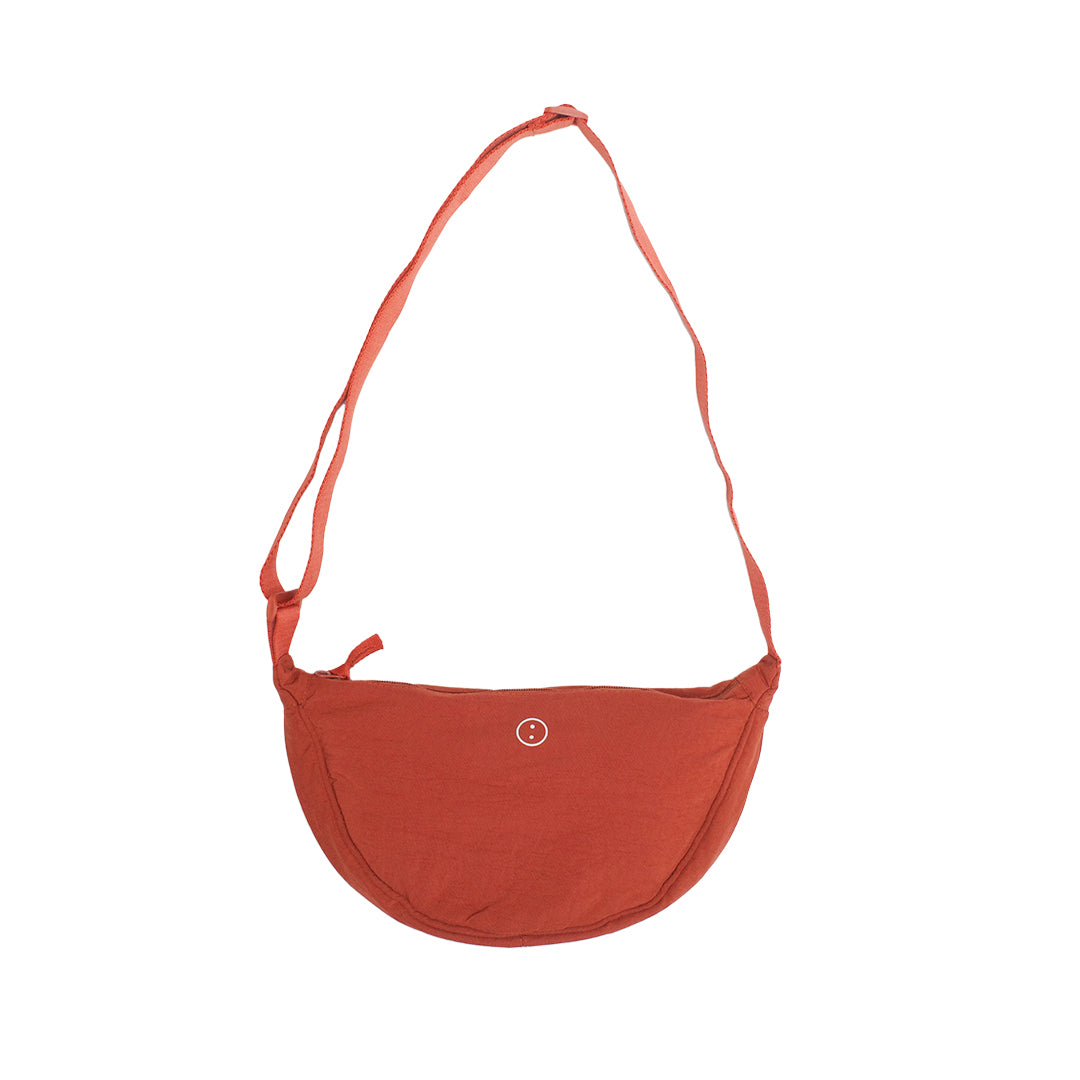 Essentials Oxford Nylon Cross Body Bag - Orange