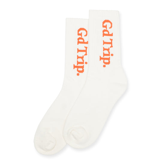 HAVE A GD TRIP Socks - Cream