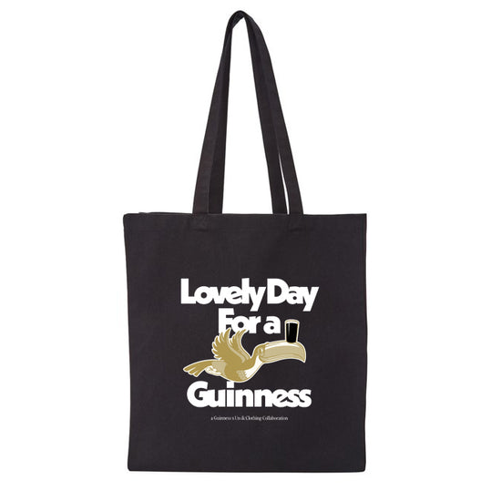 Guinness x UN:IK 'Lovely Day' Tote Bag - Black