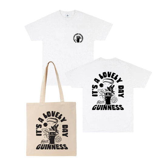 Guinness x UN:IK 'Jungle' Tee & Tote Bag Bundle