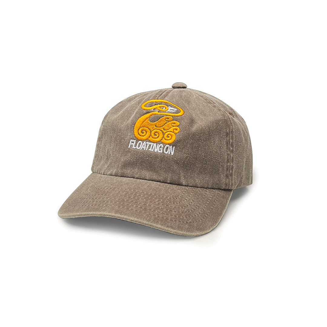 KBAR X UN:IK 'Floating On' Washed Cap - Brown